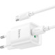 Зарядний пристрій HOCO C147A Charm 1xUSB-C PD20W + 1xUSB QC3.0 + cable USB-C to USB-C White (6942007630290)