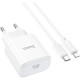 Зарядное устройство HOCO C76A Pro Majestic USB-C PD30W + cable USB-C to Lightning White (6942007616317)