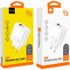 Зарядний пристрій WUW C209 1xUSB-C PD45W + 1xUSB QC3.0 18W White (WUW-C209)