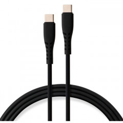 Дата кабель USB-C to USB-C 2.0m 240W Chip Silicon Black Vinga (VCDCCC2242SB)