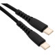 Дата кабеля USB-C to USB-C 2.0m 240W Chip Silicon Black Vinga (VCDCCC2242SB)