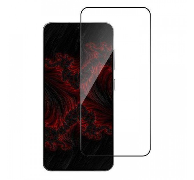 Скло захисне 2E Samsung Galaxy S25 5G (S931) 2.5D FCFG black (2E-G-S25-SMFCFG-BB)