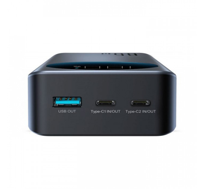 Батарея універсальна JOYROOM 30000mAh 65W PD, QC\/3.0, USB-A, 2xUSB-C In\/Out, Black (JR-PBF05)