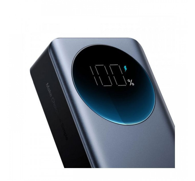 Батарея універсальна JOYROOM 30000mAh 65W PD, QC\/3.0, USB-A, 2xUSB-C In\/Out, Black (JR-PBF05)
