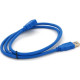 Дата кабель USB 3.0 AM\/AF 1.0m blue Voltronic (YT-3.0AM\\AF-1.0BL)