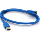 Дата кабеля USB 3.0 AM/AF 1.0m blue Voltronic (YT-3.0AM\AF-1.0BL)