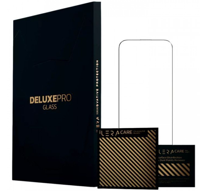 Скло захисне iLera DeLuxe Original Glass iPhone 15 Pro (ILFCDL15PR)