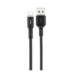 Дата кабель USB 2.0 AM to Micro 5P 1.0m 3A black XO (NB112-M-BK)