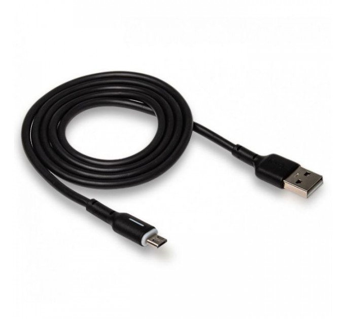 Дата кабель USB 2.0 AM to Micro 5P 1.0m 3A black XO (NB112-M-BK)