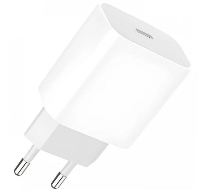 Зарядний пристрій Denmen USB-C PD20W 3.6A white (DM-DC06-WH) Зарядний пристрій Denmen USB-C PD20W 3.6A white (DM-DC06-WH)