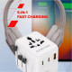 Зарядное устройство Canyon OnTour 20 2xUCB-C + USB-A EU/UK\US/AUS 20W White (CNS-TA20W1005W)