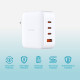 Зарядное устройство D-Link 3xUSB-C + 1xUSB-A 100W GaN white (DCP-101)