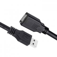 Дата кабель USB 2.0 AM\/AF 1.8m black ColorWay (CW-CBUF076-BK)