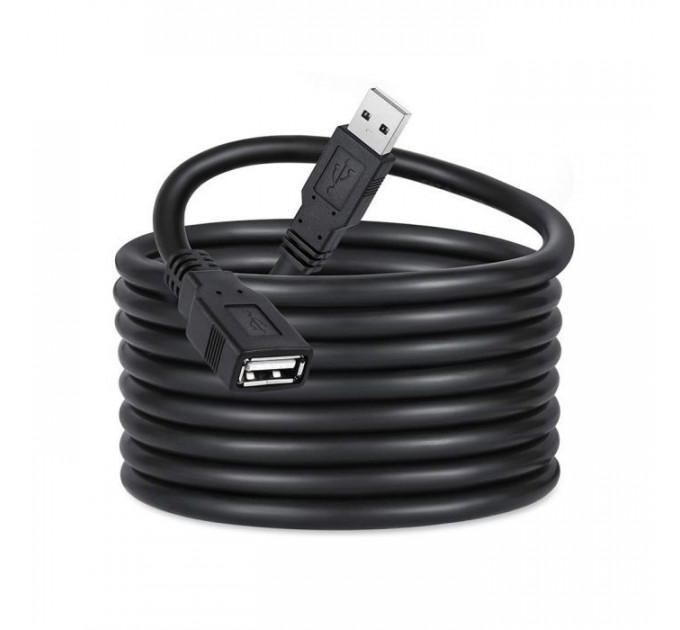 Дата кабель USB 2.0 AM\/AF 1.8m black ColorWay (CW-CBUF076-BK)