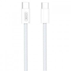 Дата кабель USB-C to USB-C 1.0m 60W white XO (NBQ260A_С_White)