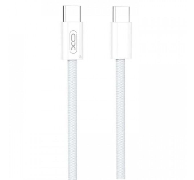 Дата кабель USB-C to USB-C 1.0m 60W white XO (NBQ260A_С_White)