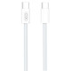 Дата кабель USB-C to USB-C 1.0m 60W white XO (NBQ260A_С_White)