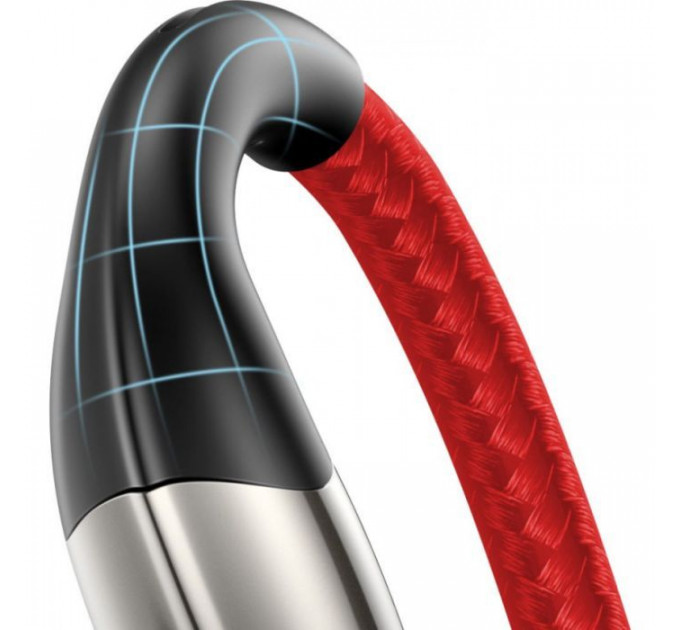 Дата кабель USB 2.0 AM to Lightning 1.0m 2.4A red Baseus (CALSP-B09)