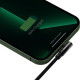 Дата кабель USB 2.0 AM to Lightning 1.0m 2.4A 90° corner black Baseus (CAVP000001)