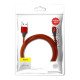 Дата кабель USB 2.0 AM to Lightning 1.8m red Baseus (CALYW-A09)
