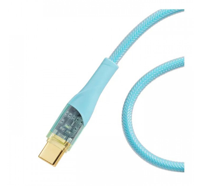 Дата кабель USB-C to USB-C 1.0m 100W blue Essager (EXCTT1-XJ03-P)