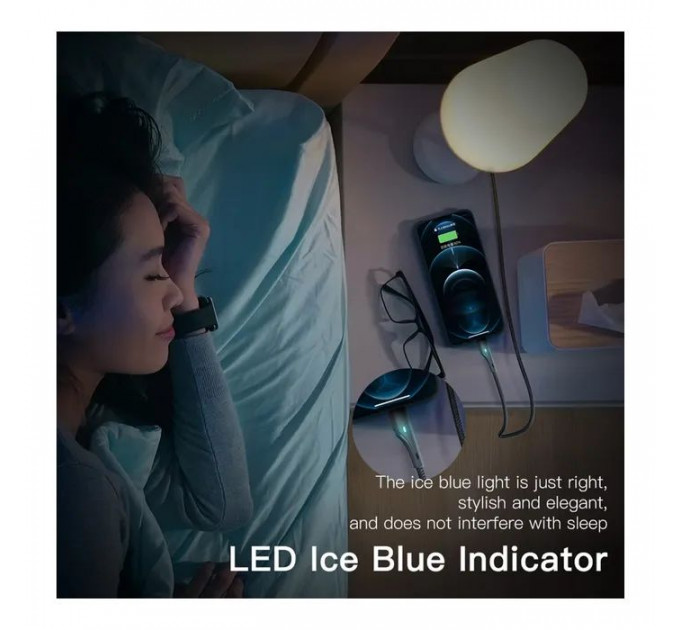 Дата кабель USB 2.0 AM to Lightning 0.25m 2.4A black Essager (EXCL-LSB01)