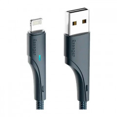 Дата кабель USB 2.0 AM to Lightning 3.0m 2.4A black Essager (EXCL-LSC01)