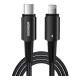Дата кабель USB-C to Lightning 2.0m 20W black Essager (EXCTL-CGA01)