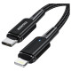 Дата кабель USB-C to Lightning 2.0m 20W black Essager (EXCTL-CGA01)
