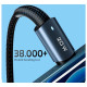 Дата кабель USB-C to Lightning 2.0m 20W black Essager (EXCTL-CGA01)