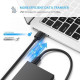 Дата кабель USB 3.0 AM\/AM 0.5m US128 black Ugreen (10369)