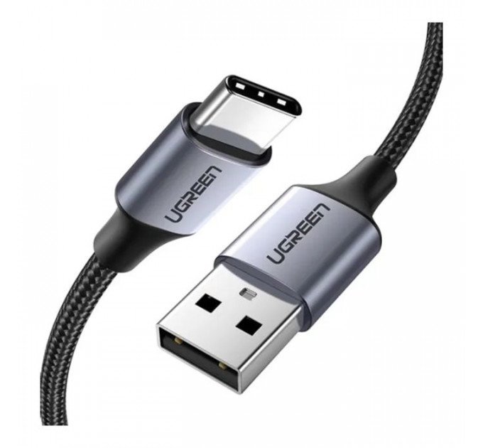 Дата кабеля USB 2.0 AM to USB-C 0.5m 3A US288 black Ugreen (60125) Дата кабеля USB 2.0 AM to USB-C 0.5m 3A US288 black Ugreen (60125)
