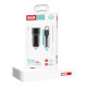 Зарядний пристрій XO 1xUSB + cable USB to USB-C TZ09 black (6920680873500)