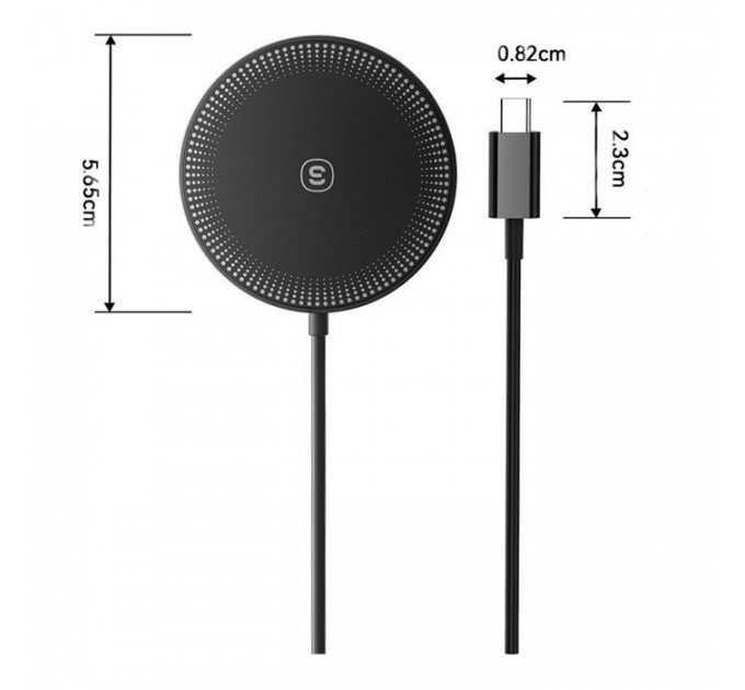 Зарядное устройство для Essager 2-in-1 Wireless Charger 15W black (EWXCX-CF01-Z)