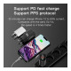 Зарядний пристрій Essager 1xUSB + 1xUSB-C PD30W black (ECTPQS-ZTB01)