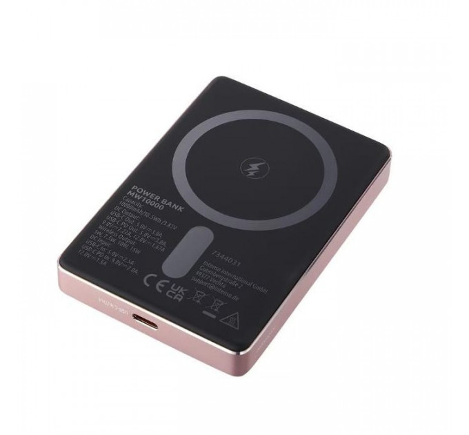 Батарея универсальная Intenso MW10000 10000mAh Magnetic rose (7344033)