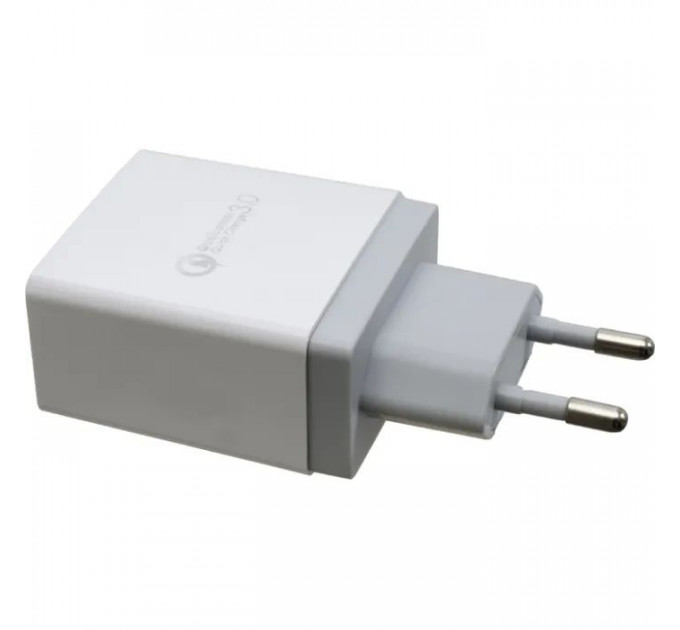 Зарядний пристрій Patron USB QC3.0 2.4A white (PN-QC3-220V-W)
