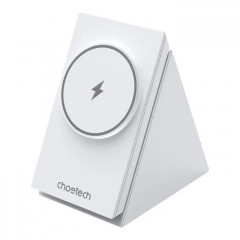 Зарядний пристрій Choetech Wireless magnetic 3-in-1 15W white (T600-F)