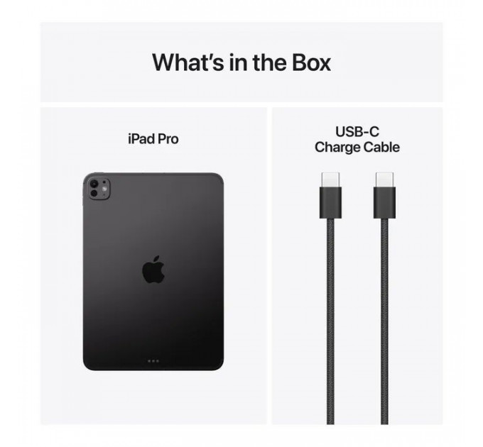 Планшет Apple iPad Pro 11" M5 Wi-Fi + Cellular 256GB со стандартным стеклом - Space Black (ME2N4TY\/A)