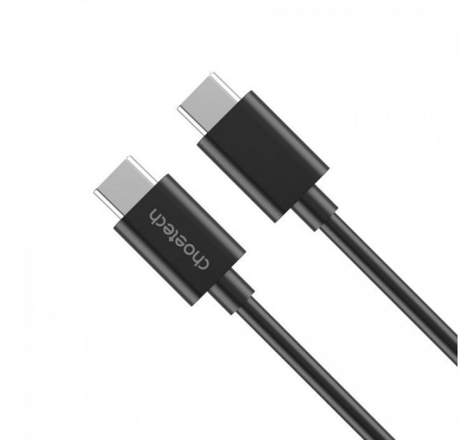 Дата кабель USB-C to USB-C 1.0m 3A black Choetech (CC0002-V2)