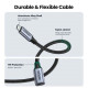 Кабель USB-C M\/F 0.5m 5A USB 3.1 Gen2 10Gbps black Ugreen (80810)