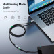 Кабель USB-C M\/F 0.5m 5A USB 3.1 Gen2 10Gbps black Ugreen (80810)