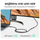 Кабель USB-C M\/F 0.5m 5A USB 3.1 Gen2 10Gbps black Ugreen (80810)