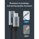 Дата кабель USB-C M to USB-C F 0.5m 5Gbps 60W 4K60Hz Cabletime (CA913664)