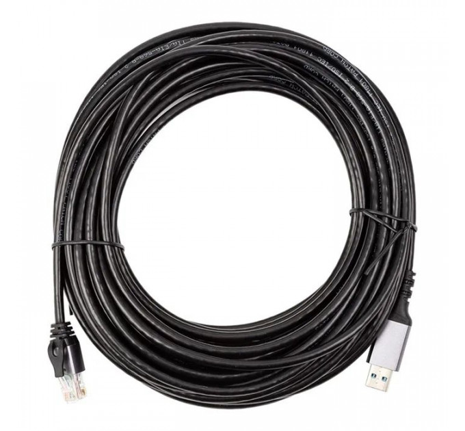 Дата кабель USB AM to RJ45 Ethernet 15.0m CAT6 UTP PowerPlant (CA915026)
