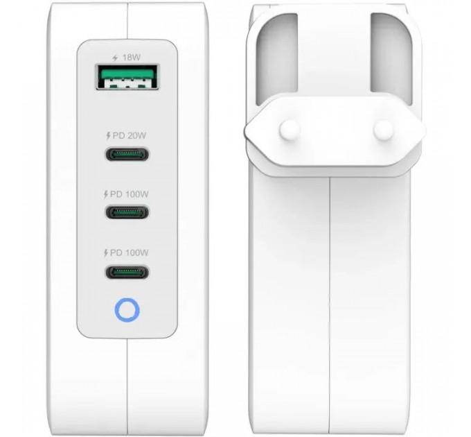 Зарядний пристрій J5create 1xUSB + 3xUSB-C 130W GaN QC3.0\/PD\/PPS (JUP43130E-EN)