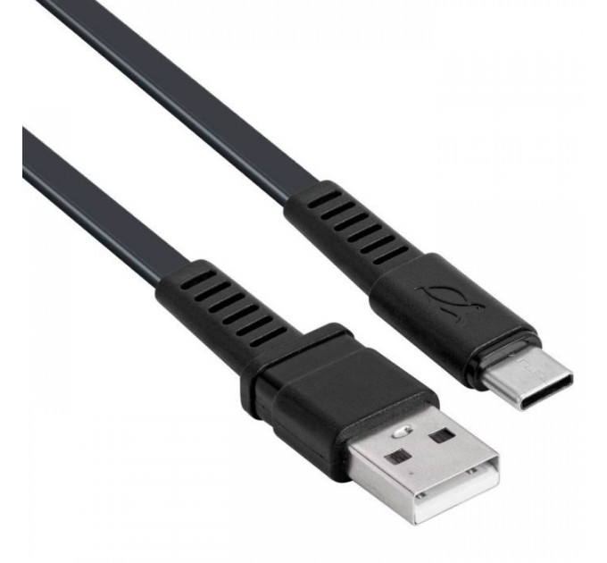 Дата кабель USB 2.0 AM to USB-C 1.2m black RivaCase (PS6002 BK12)