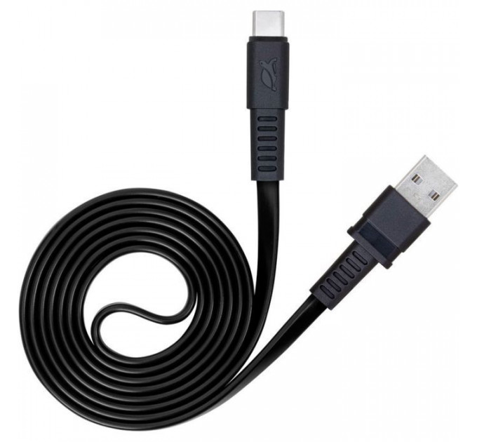 Дата кабель USB 2.0 AM to USB-C 1.2m black RivaCase (PS6002 BK12)