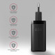 Зарядное устройство для AXAGON 1xUSB + 2xUSB-C 65W QC4+ PD3.0 PPS black (ACU-DPQ65)