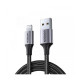 Дата кабель USB 2.0 AM to Lightning 1.0m 2.4A US199 black Ugreen (60156)